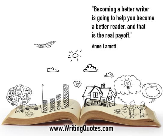 Anne Lamott Quotes – Real Payoff – Writing Quotes About Reading Books