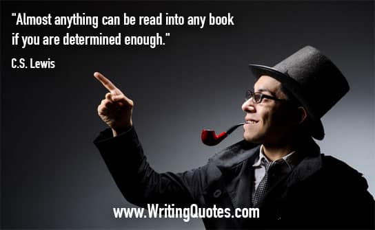 CS Lewis Quotes – Determined Enough – Writing Quotes About Reading Books