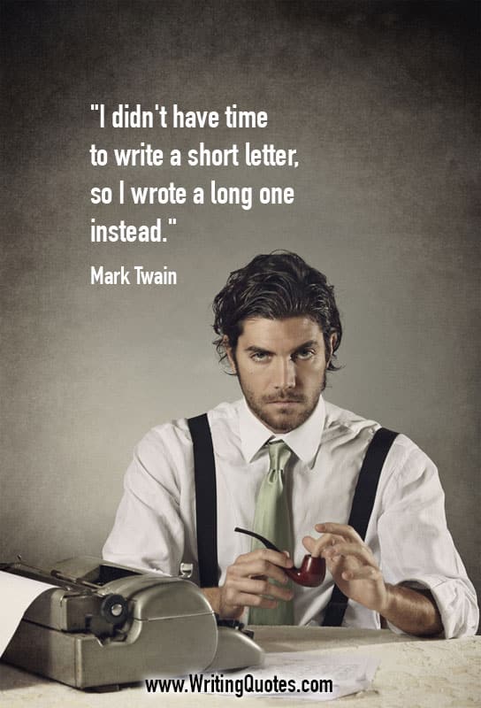 mark twain writing quotes