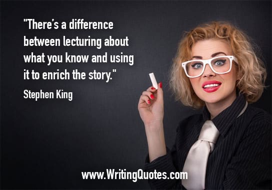 Stephen King Quotes – Lecturing Enrich – Stephen King Quotes on Writing