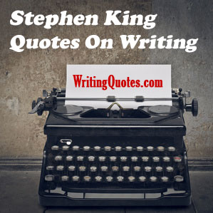 Stephen King quotes on writing logo