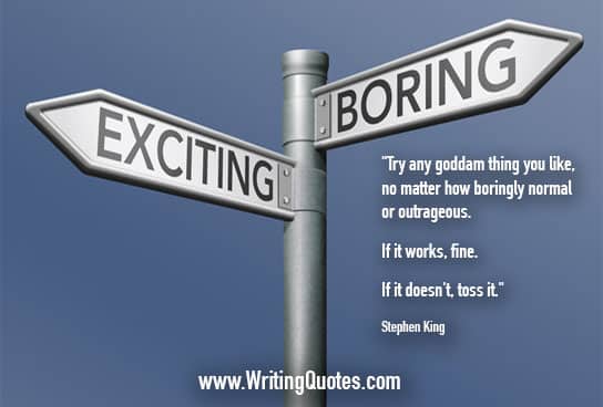 Stephen King Quotes – Normal Outrageous – Stephen King Quotes on Writing